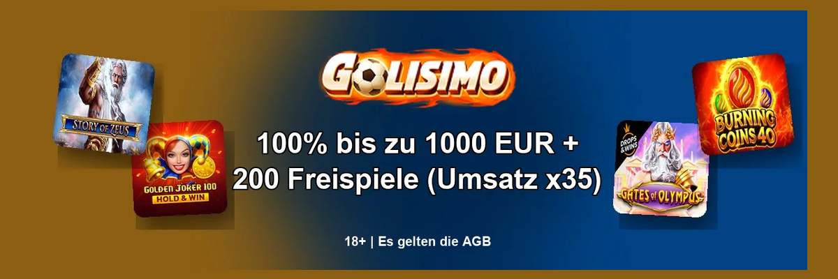 Golisimo Willkommensangebot
