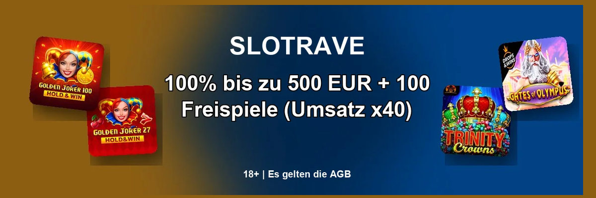 Slotrave Willkommensangebot